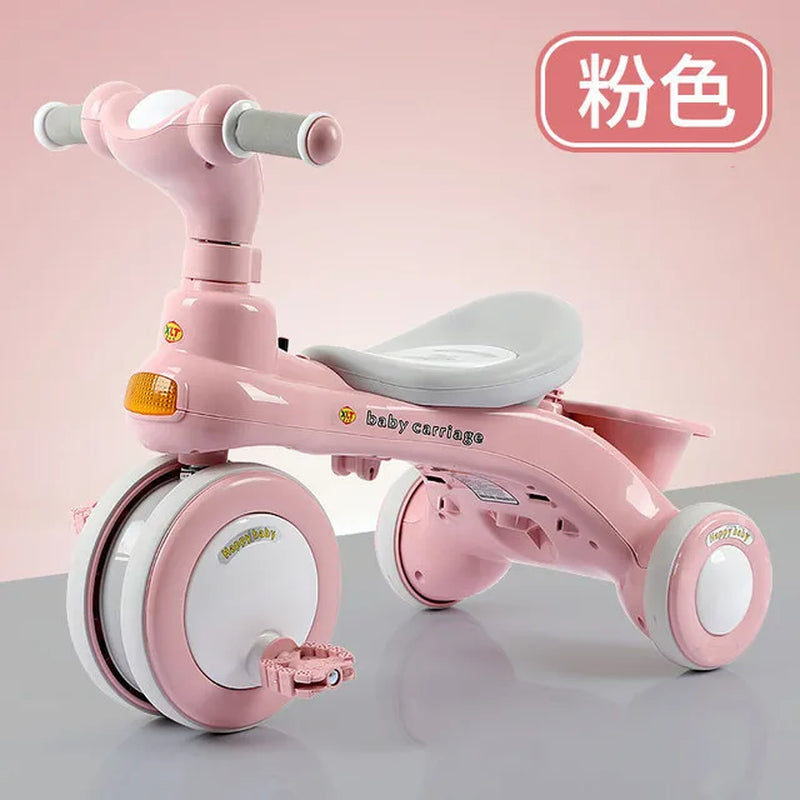 Lazychild Pedal Baby Balance Bike Multi-Function Kid Bicycle Child Stroller Gift for 1-6 Years Baby