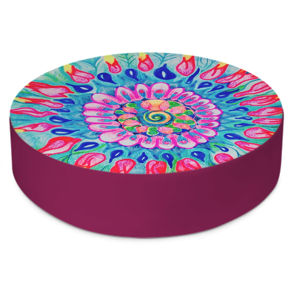 Luxurious Flower of Life Floor Cushion