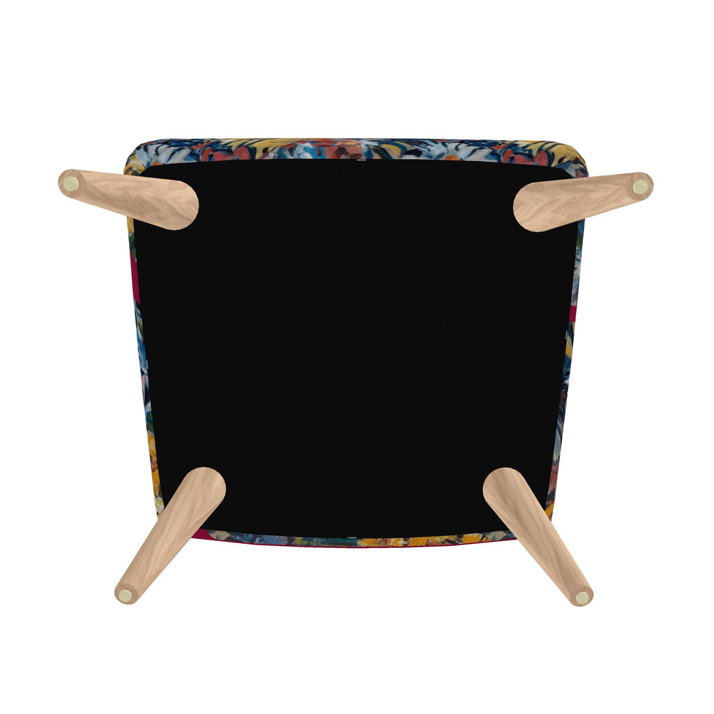 August Queen Royal Velvet Designer Chair