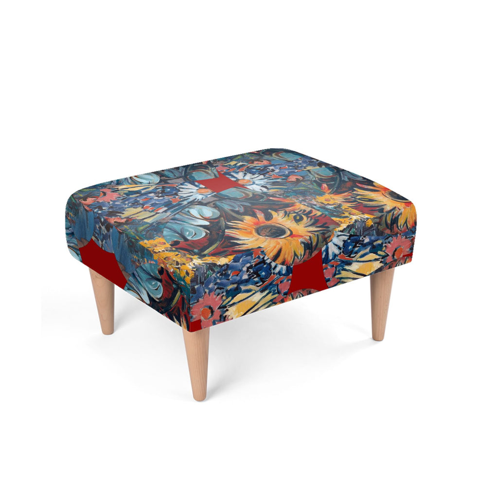 Royal Footstool: Queen of Hearts