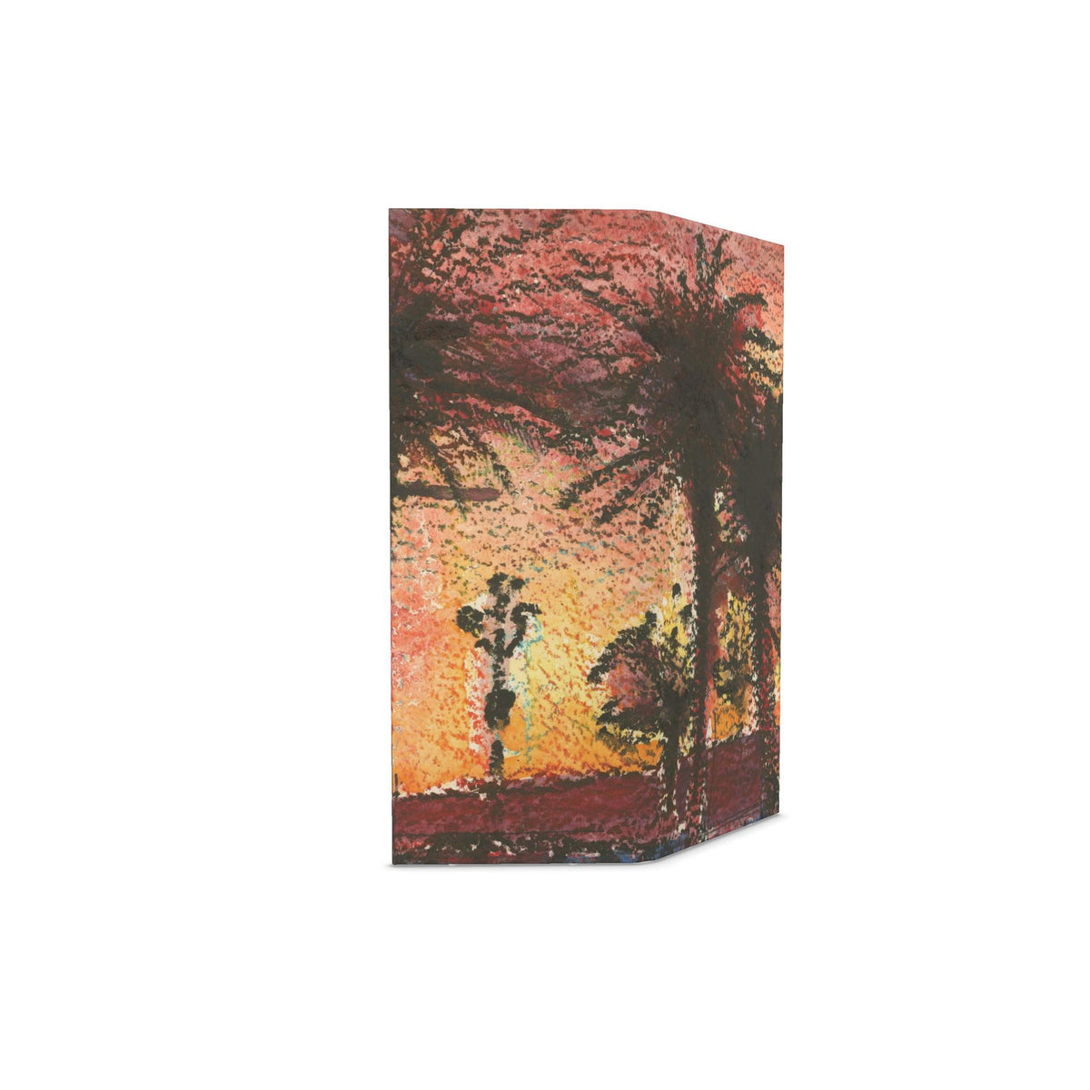 Summer Eden Tropical Room Divider | Art Folding Screen