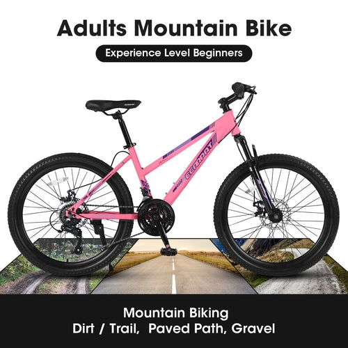 Carpat™ City-Cruizer 26" Trail Bike – Pink | Women & Teens