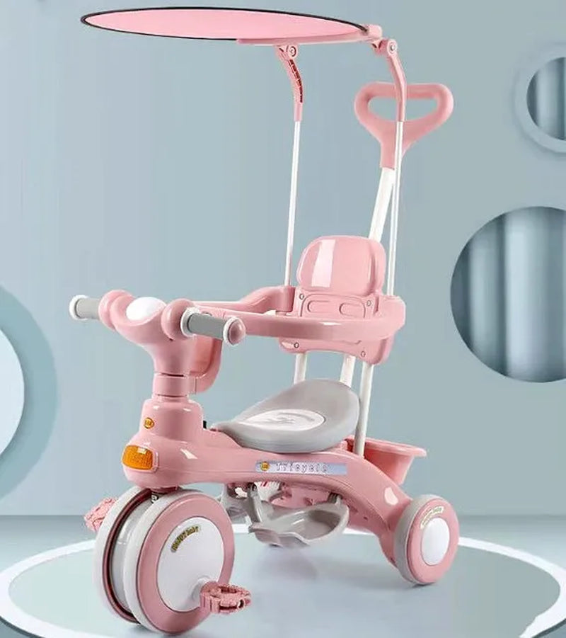 Lazychild Pedal Baby Balance Bike Multi-Function Kid Bicycle Child Stroller Gift for 1-6 Years Baby