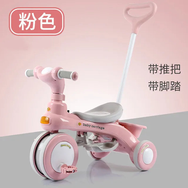 Lazychild Pedal Baby Balance Bike Multi-Function Kid Bicycle Child Stroller Gift for 1-6 Years Baby