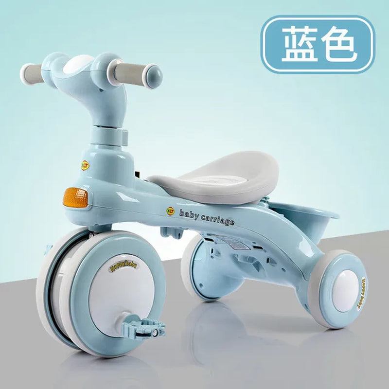 Lazychild Pedal Baby Balance Bike Multi-Function Kid Bicycle Child Stroller Gift for 1-6 Years Baby