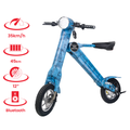 Cruzaa Electric Scooter PRO – Denim Blue with Built-in Speakers