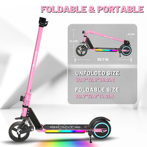 130W Electric Scooter for Kids – Foldable 6.5" Two-Wheel (EU & UK)