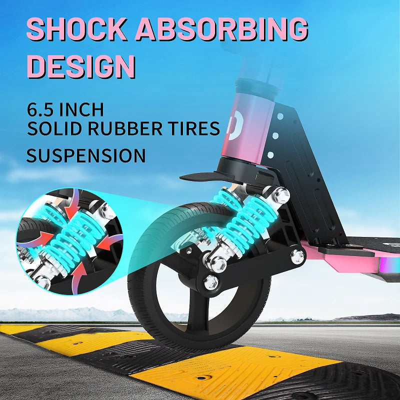 130W Electric Scooter for Kids – Foldable 6.5" Two-Wheel (EU & UK)