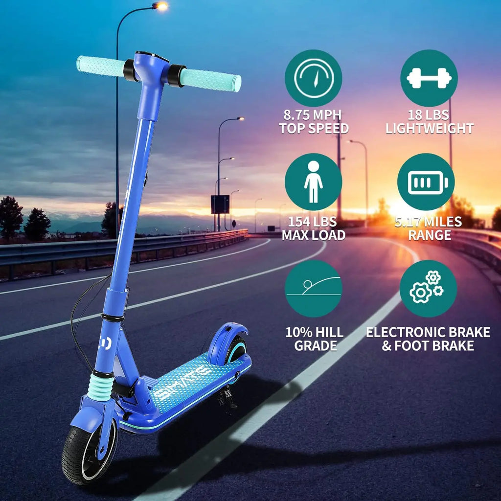 130W Kids Electric Scooter S3 – Foldable, Ages 8–12 (UK/EU)