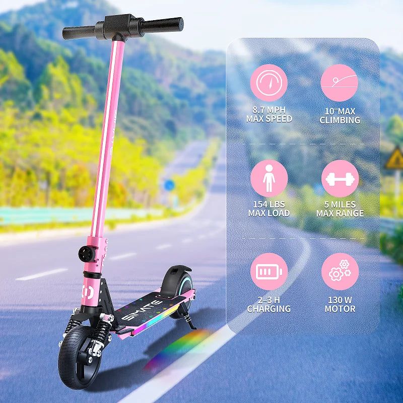130W Electric Scooter for Kids – Foldable 6.5" Two-Wheel (EU & UK)