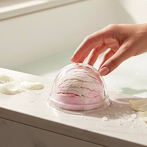 Bio Kakaobutter & Kokosmilch Schäumendes Badetrüffel