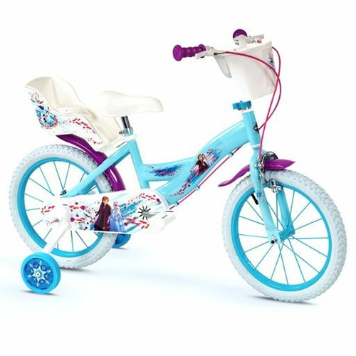 Frozen Kids Bike 16" – Blue | Ages 3–7 (IT, ES, DE)