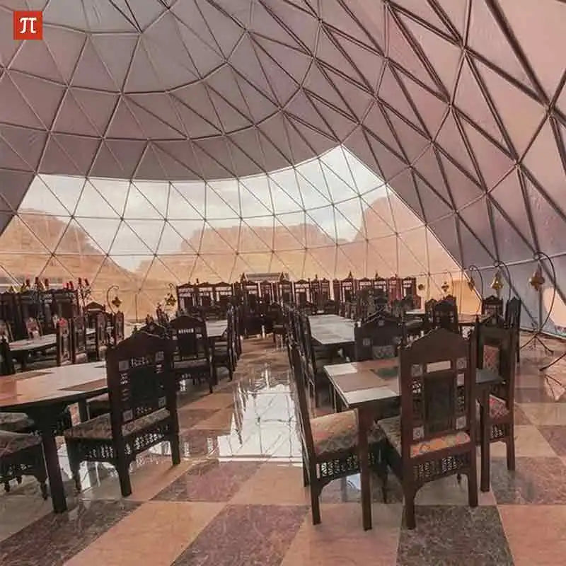 Luxury Geodesic Dome Hotel Tent for Glamping Starry Sky View round Greenhouse Manor Leisure Outdoor Vacation Resort Glamping (Europe only)