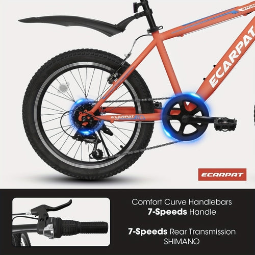 Mountain bike per bambini RideStart™ da 20 pollici – 7 velocità, arancione