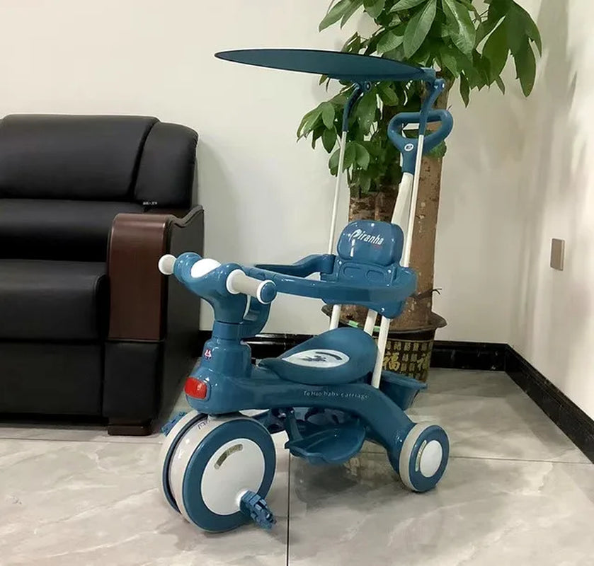 Lazychild Pedal Baby Balance Bike Multi-Function Kid Bicycle Child Stroller Gift for 1-6 Years Baby