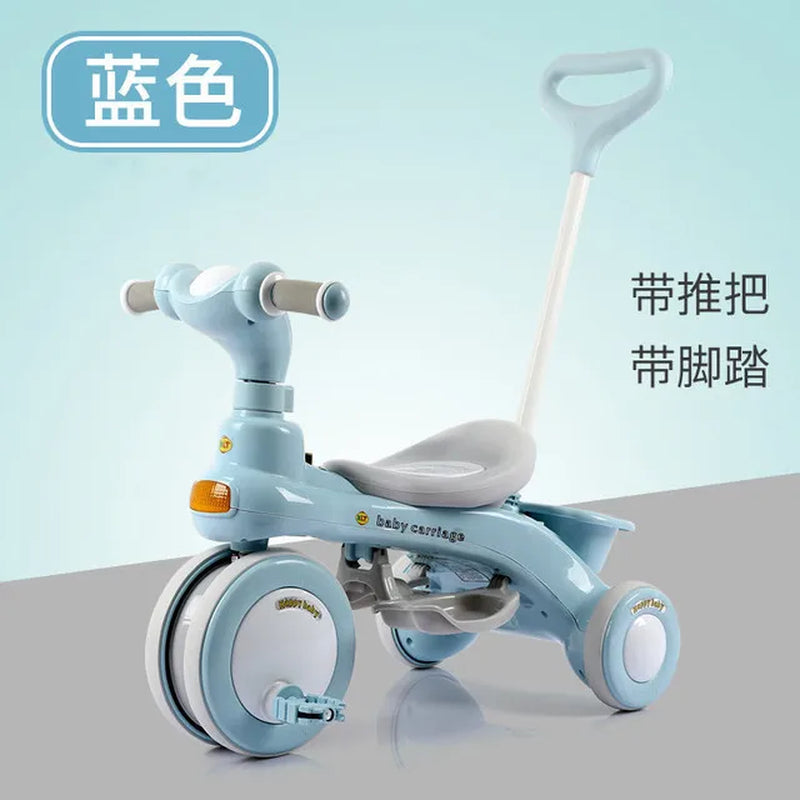 Lazychild Pedal Baby Balance Bike Multi-Function Kid Bicycle Child Stroller Gift for 1-6 Years Baby