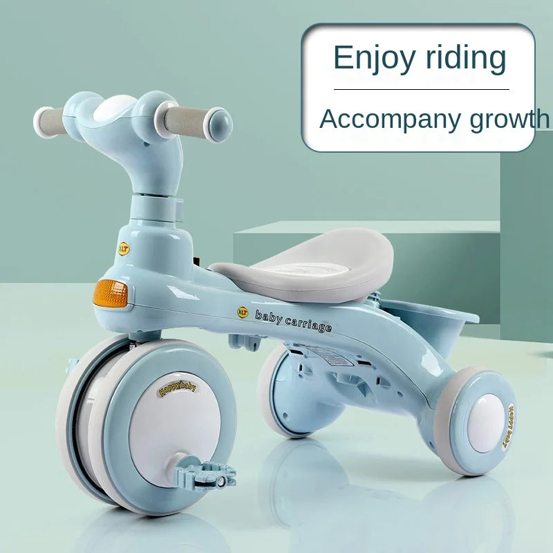 Lazychild Pedal Baby Balance Bike Multi-Function Kid Bicycle Child Stroller Gift for 1-6 Years Baby