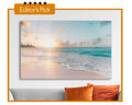 Glas Wandkunst -Meer & Wellen (18x28 Zoll - 46x72cm)