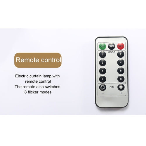 Moon & Star String Lights – 3 m, Remote Control & 8 Modes
