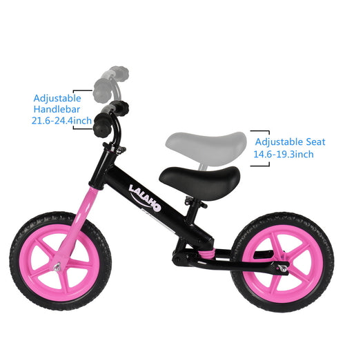Kids Balance Bike – No Pedals, Height Adjustable | Ages 2–5 (US)