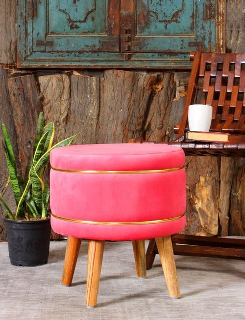 Ottoman Pouf Stool – Foam Seat for Living Room, Office & Garden