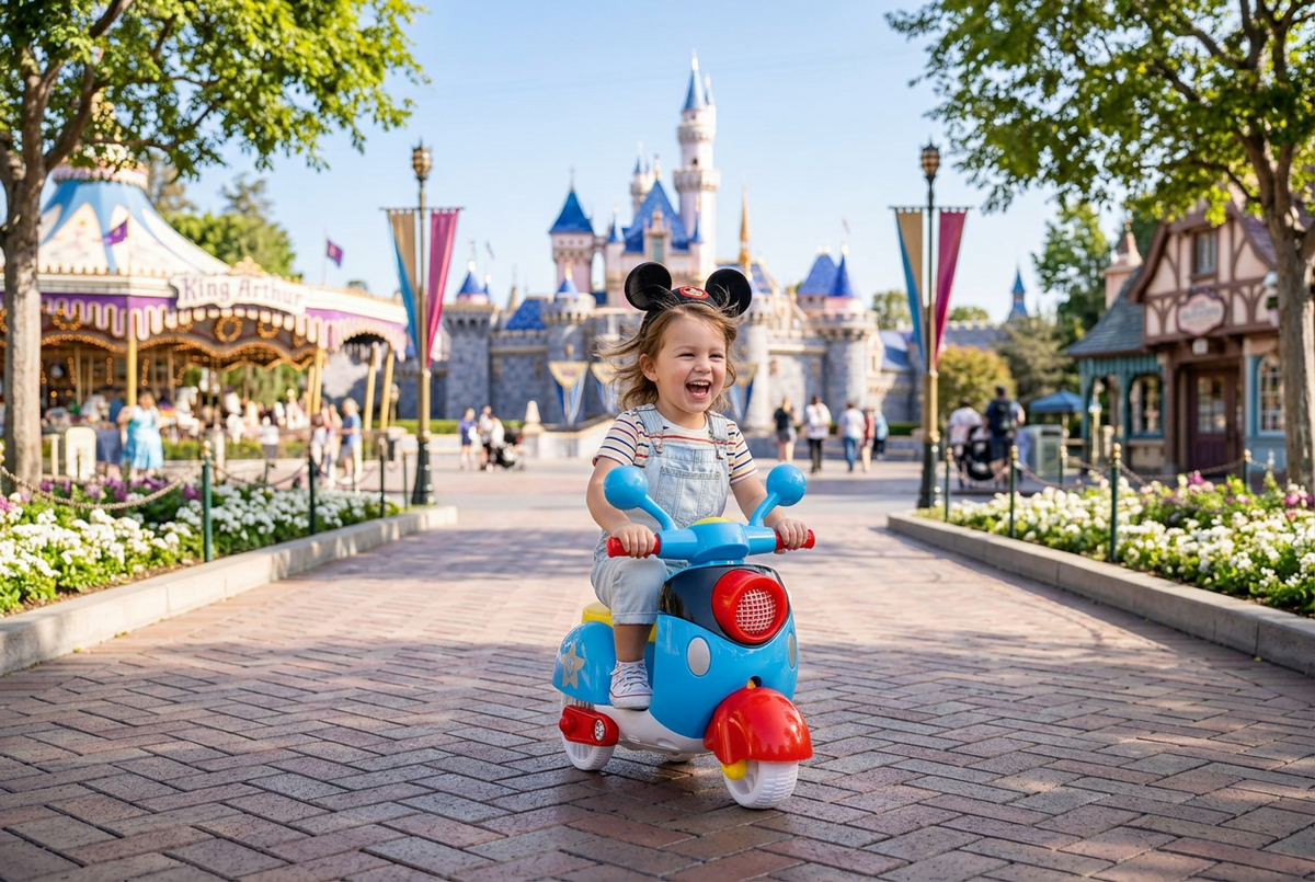 Kids’ Mini Scooter in Bright Colors – Ages 3+