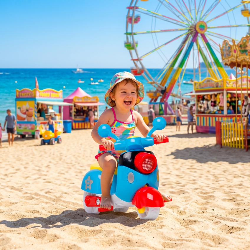 Kids’ Mini Scooter in Bright Colors – Ages 3+