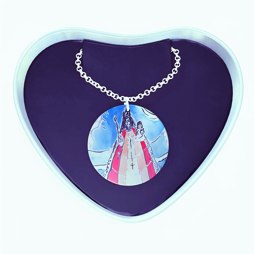 Sterling Silver Necklace Regina Coeli