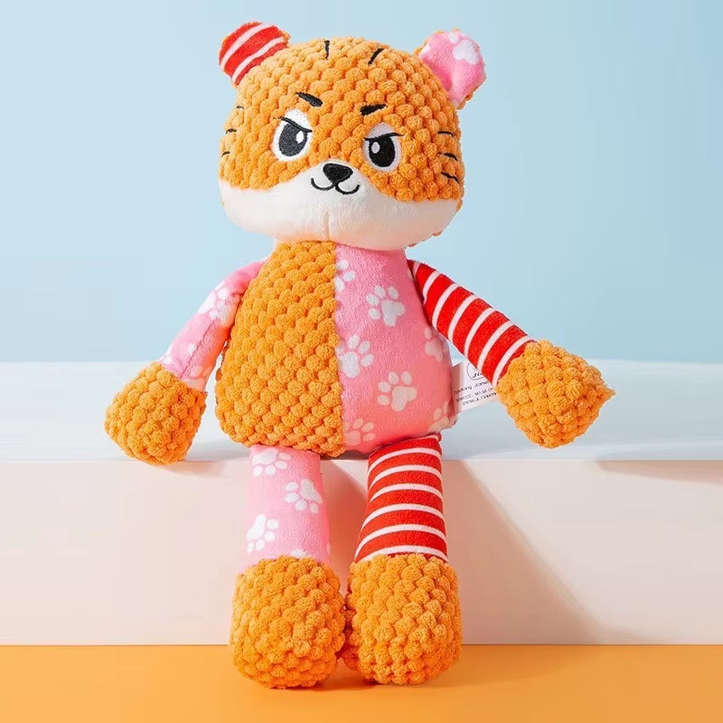 Interactive Squeaky Pet Toy – Plush Puzzle Toy for Cats & Dogs