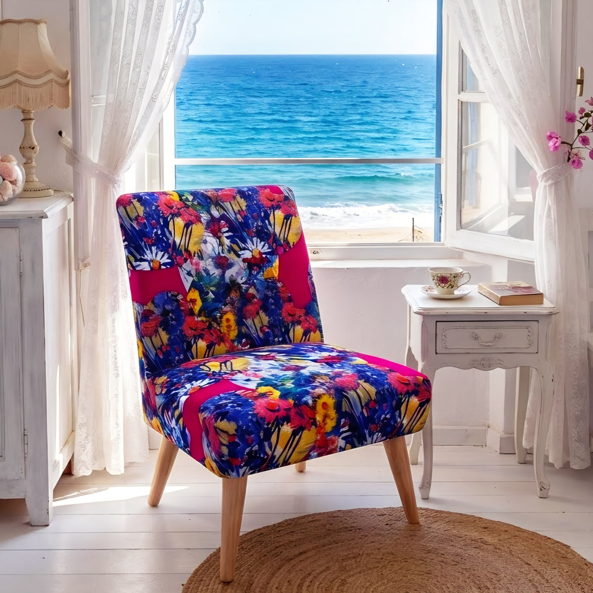 August Queen Royal Velvet Designer Chair