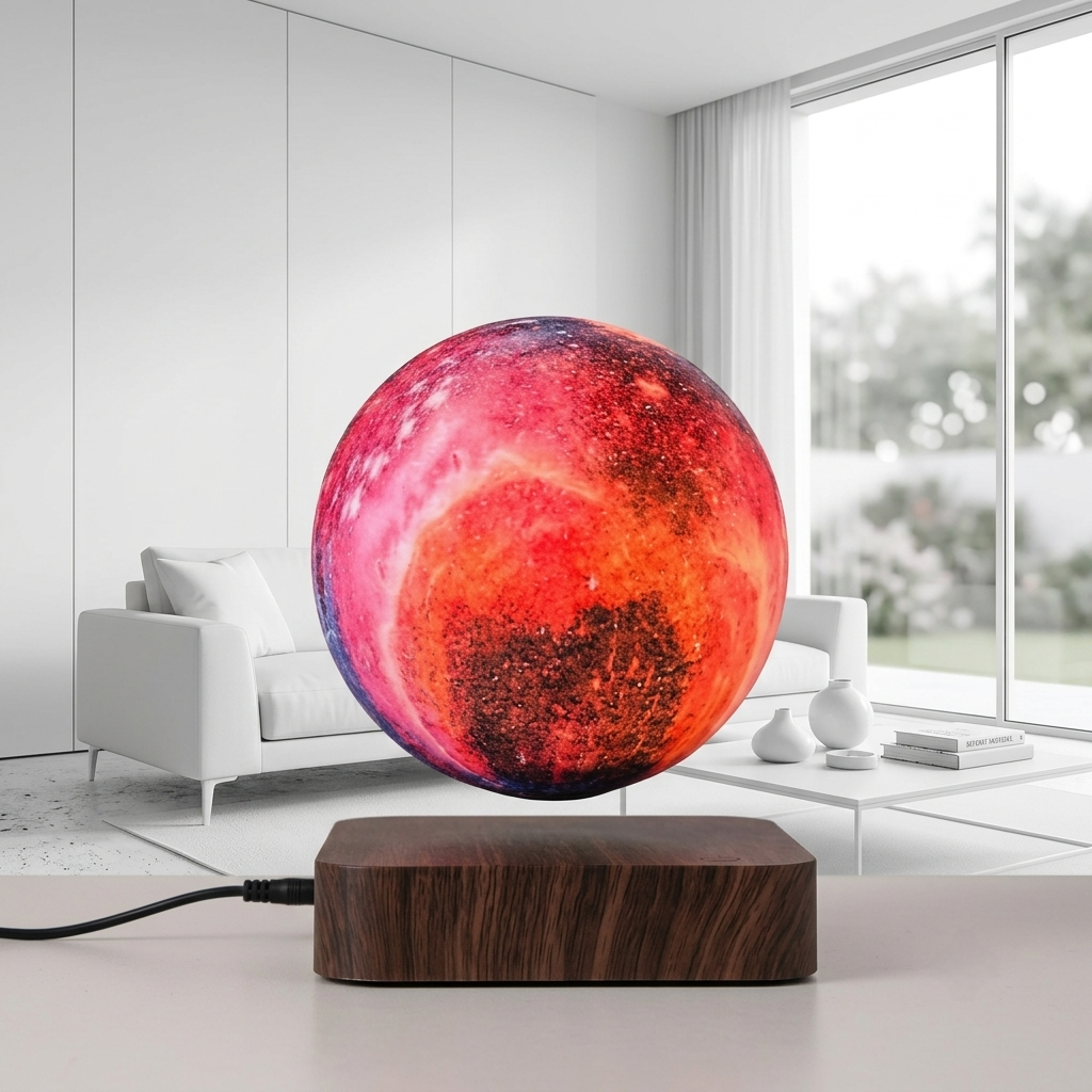 3D Print Moon Lamp Touch Magnetic Levitation Moon Lamp Night Lamp