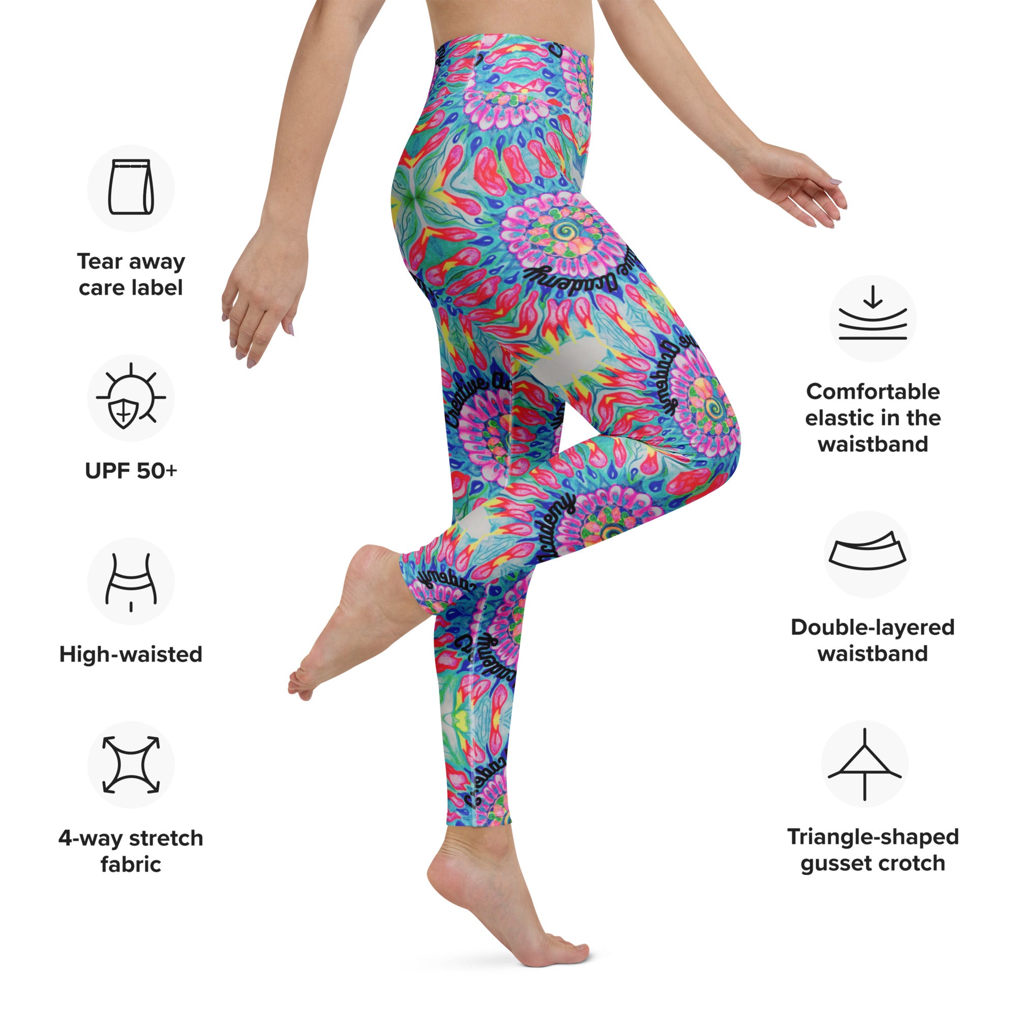 Flower of Life Yoga Leggings