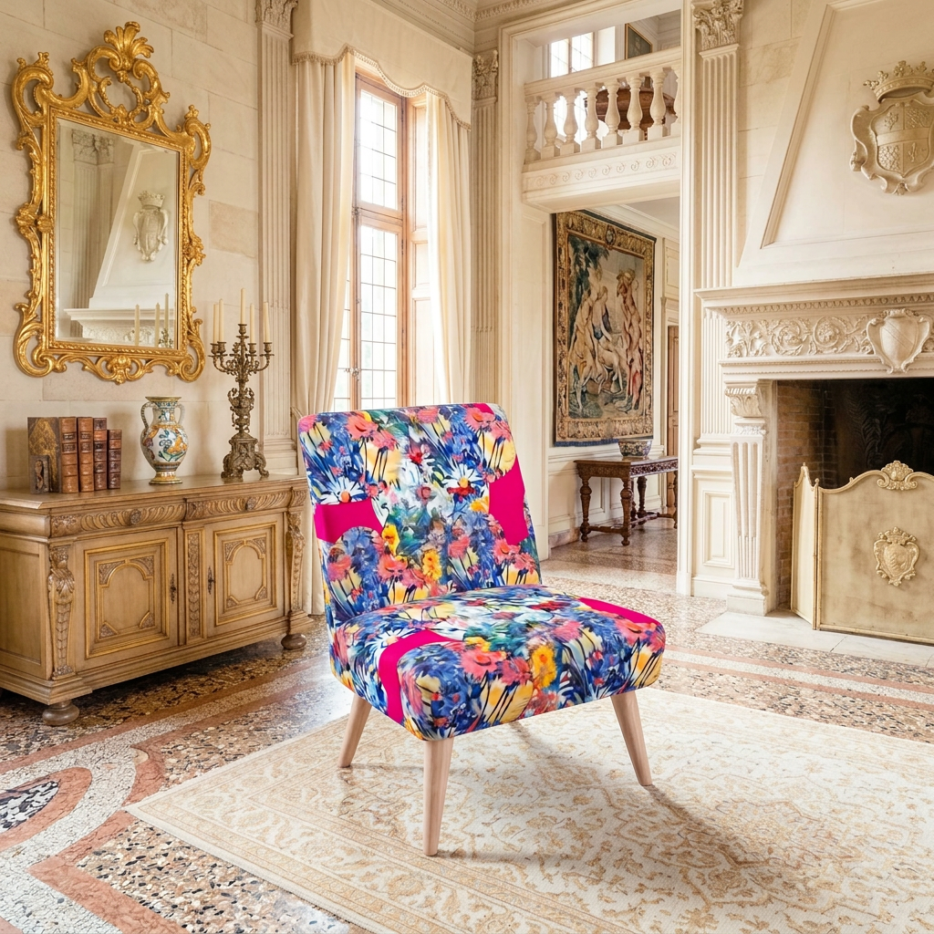August Queen Royal Velvet Designer Chair