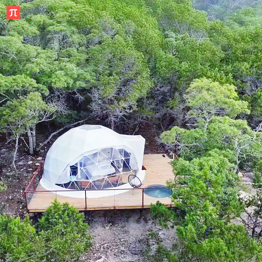 Luxuriöses Geodätisches Kuppel-Glampingzelt | Sternenhimmelblick (Europa)