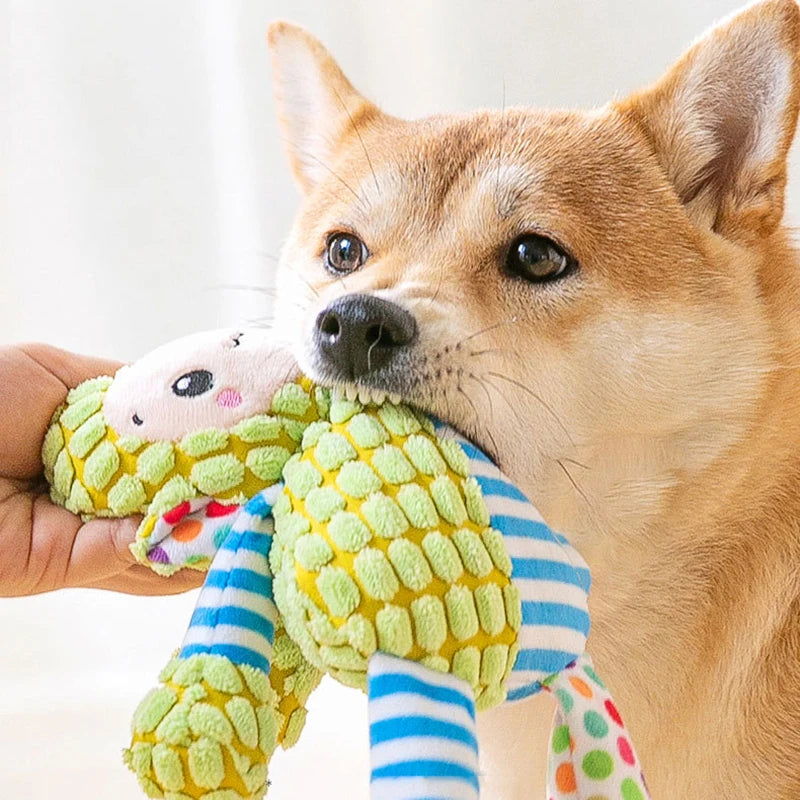 Interactive Squeaky Pet Toy – Plush Puzzle Toy for Cats & Dogs