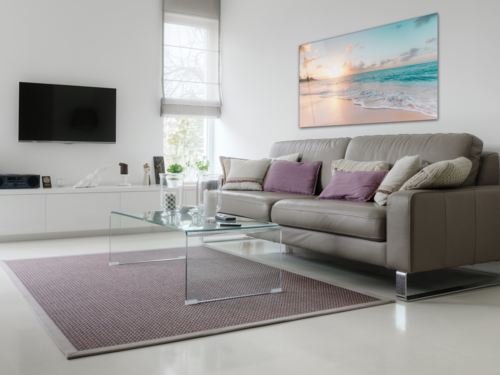 Glas Wandkunst -Meer & Wellen (18x28 Zoll - 46x72cm)
