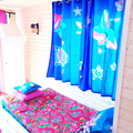 Art Edition Candy Stars Azure Curtains