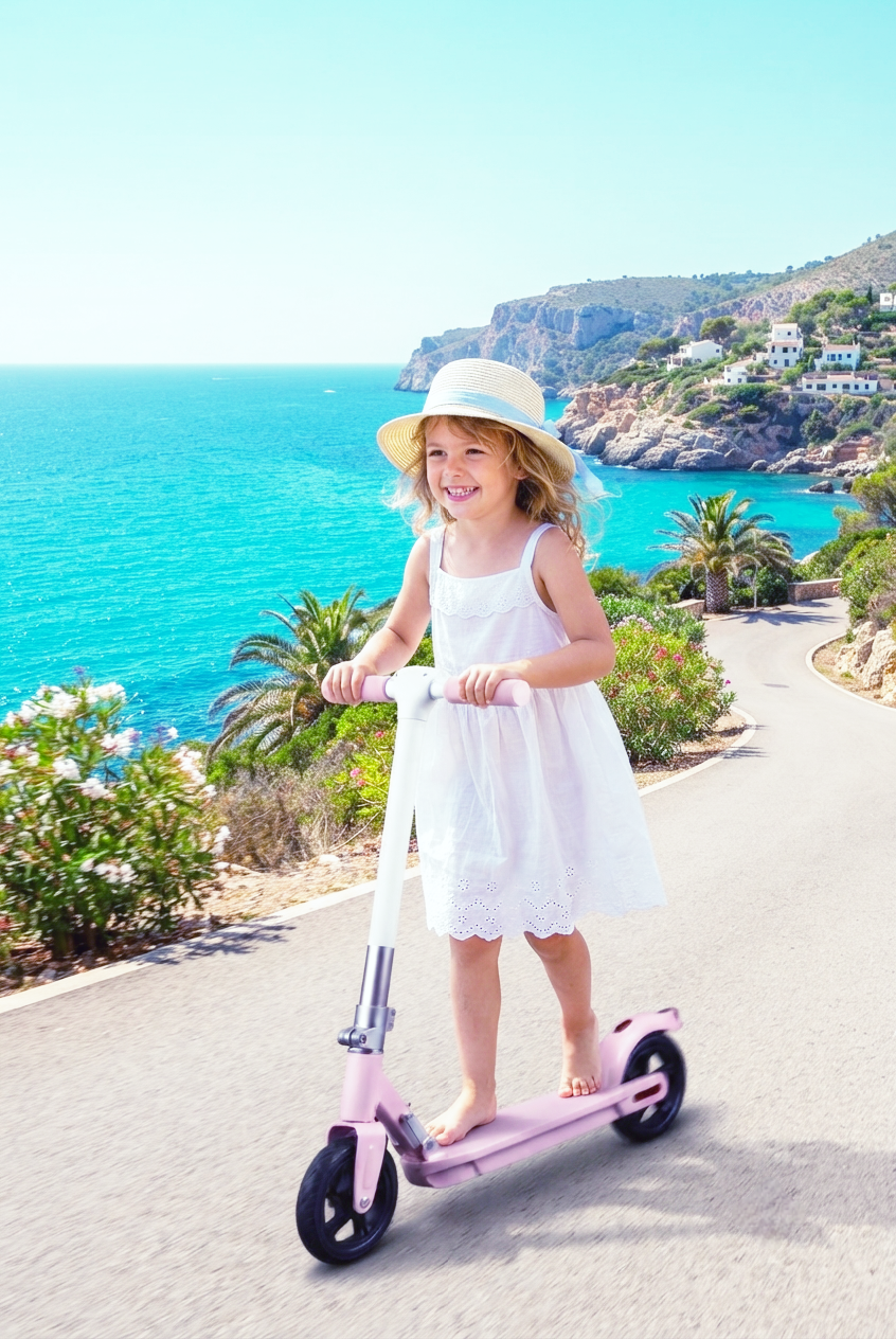 Kids Electric Scooter Foldable 130W – SIMATE S2 (EU & UK)