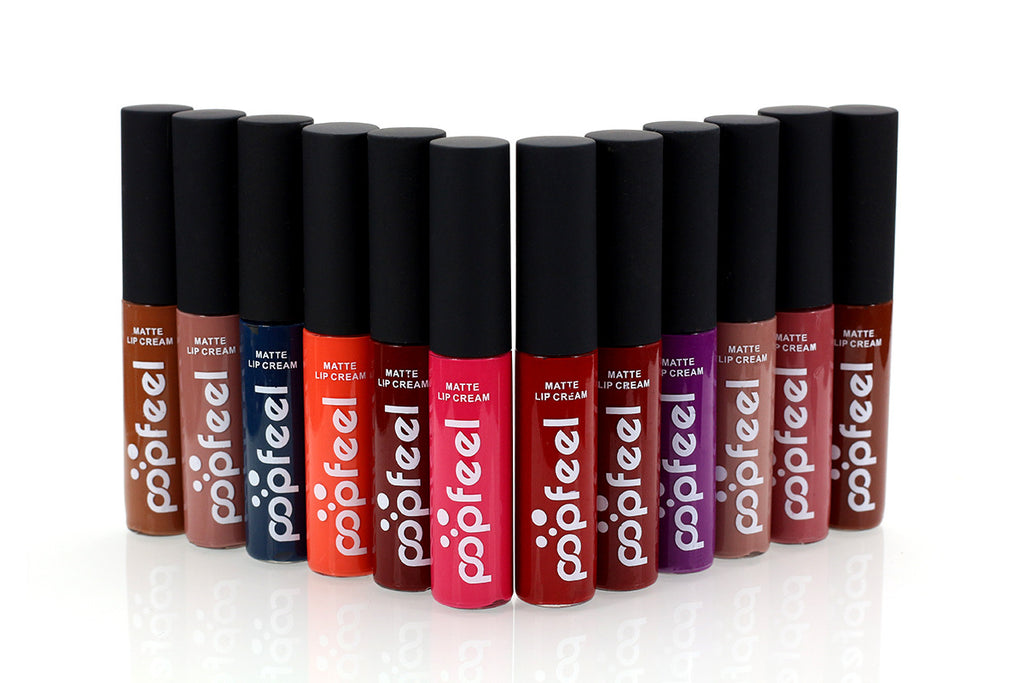 12-Color Lip Gloss Set – Long-Lasting Moisturizing Lipstick Collection