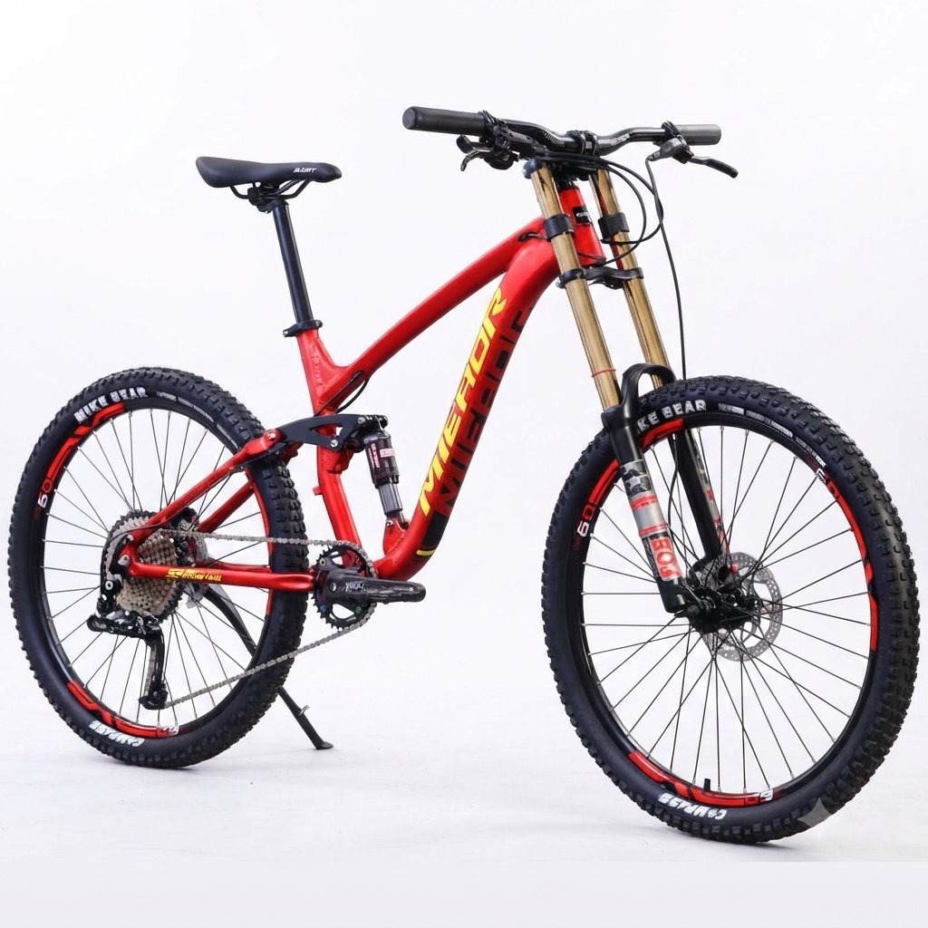 Aluminium Mountainbike mit Softail-Rahmen & Ölbremse – 11-Gang, 26"/27.5"