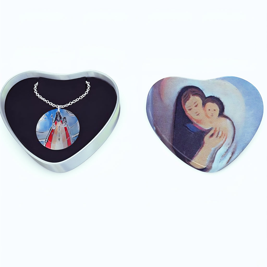 Sterling Silver Necklace Regina Coeli