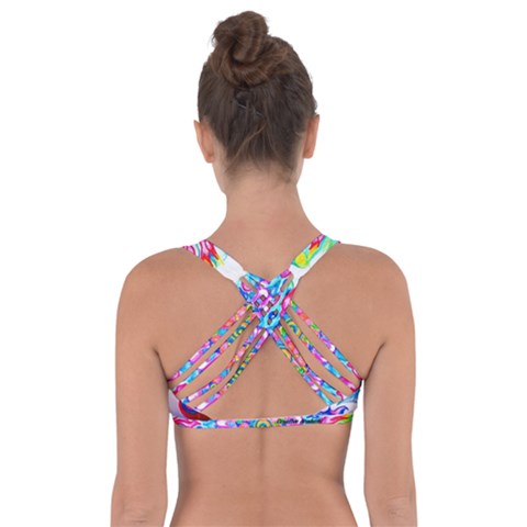 Bikini/Gym Top: Marshmallow Bubbles