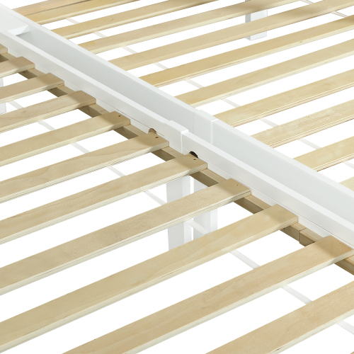 Triple Bunk Bed with Side Ladder – White 3FT Single (UK)
