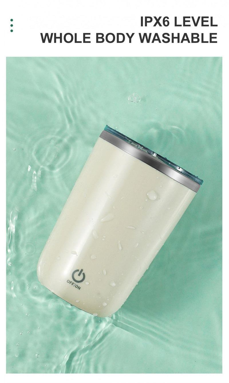 Electric Self Stirring Mug 350ml | Magnetic Auto-Mix Coffee Cup