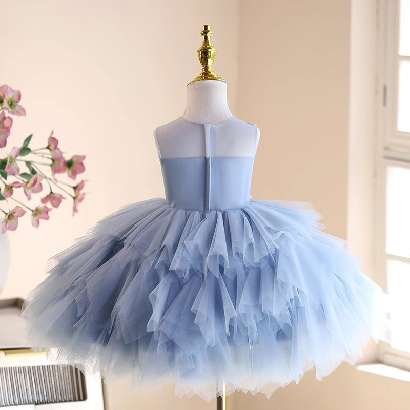 Girls' Princess Birthday Dress – Tulle Tutu Party Dress for Kids
