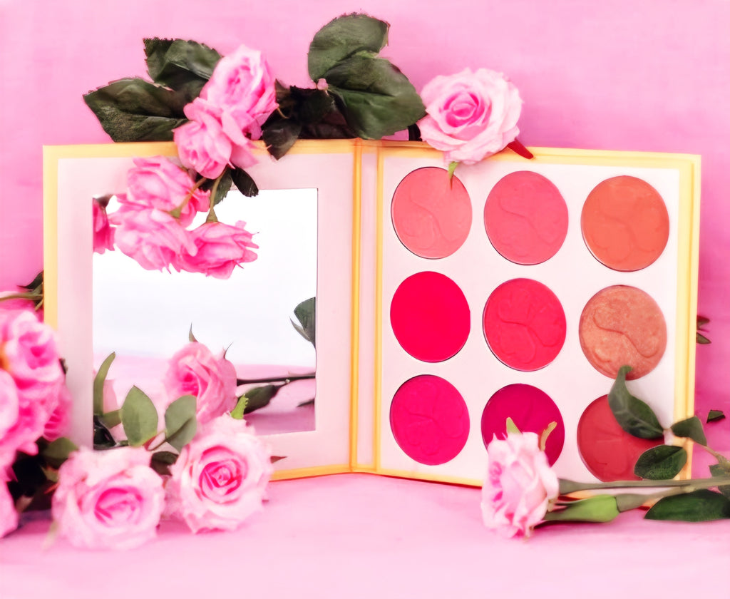 Sakura Blush Palette – Matte & Schimmer Lidschatten Palette
