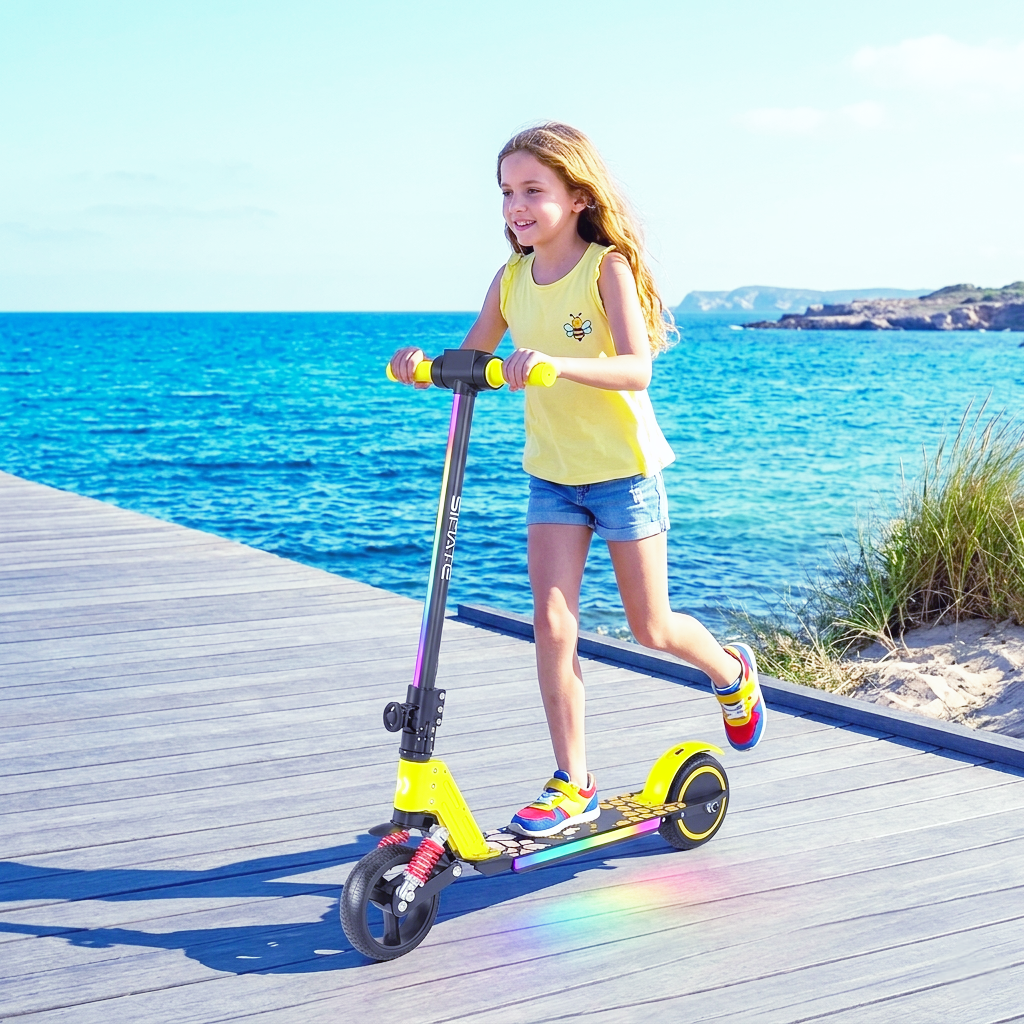 130W Electric Scooter for Kids – Foldable 6.5" Two-Wheel (EU & UK)