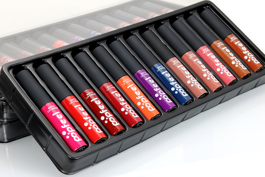 12-Color Lip Gloss Set – Long-Lasting Moisturizing Lipstick Collection