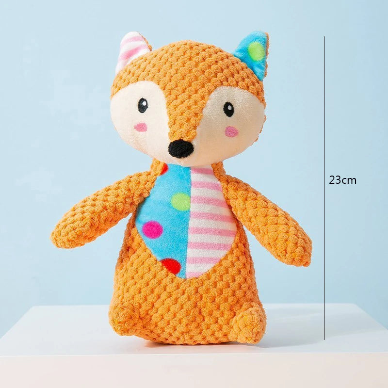 Interactive Squeaky Pet Toy – Plush Puzzle Toy for Cats & Dogs